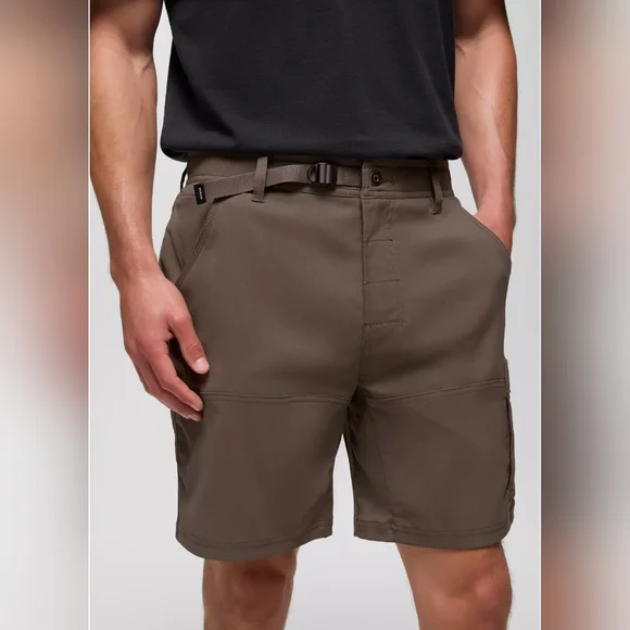 Prana Stretch Zion™ Cargo Shorts in Mud - Size 33 - Picture 5 of 8